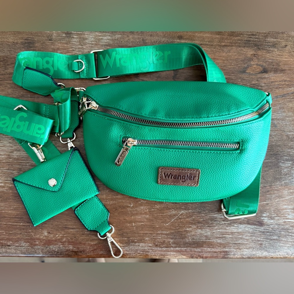 Wrangler Faux Leather Fanny Pack or Crossbody